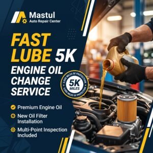 Fast Lube 5K Engine Oil Change Service