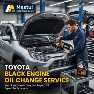 Toyota Black Engine Oil Change Service